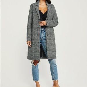 Abercrombie& Fitch: Wool-blend dad coat